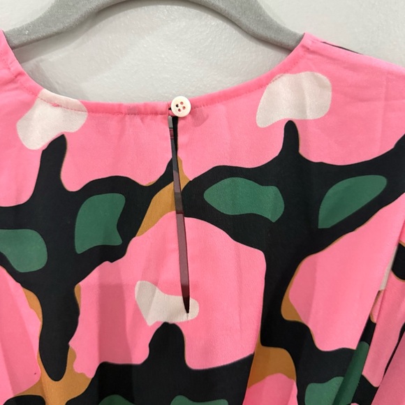 Rhode Dress Maryn Mini Long Sleeve Belted in Rose Bloom Pink - Picture 9 of 11